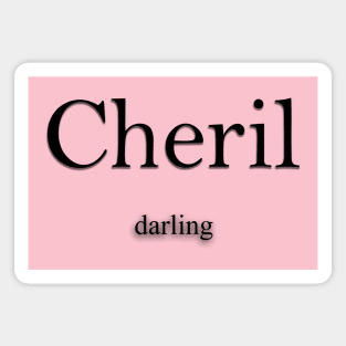 Cheril Name meaning Magnet